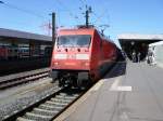 101 013-1 mit InterCity 2447 nach Berlin Ostbahnhof am 29.04.2007 in Hannover Hbf.