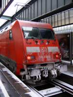 101 018 in Stuttgart Hbf am 28.12.2005