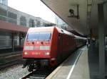 BR 101 091-7 mit IC 433 hier in Dsseldorf Hbf. kurz vor der Abfahrt nach Norddeich-Mole vom Gleis 18