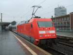 BR 101 138-6 mit IC 2013 nach Oberstdorf im Schub ,
dieser IC wird auch  Kukident Express  genannt.