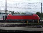 DB - 101 015-6 im Bahnhofsareal des Bahnhof Basel Bad. am 29.09.2022