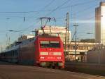 101 038-8(PEP) sonnt sich mit IC 2147 nach Leipzig in Dortmund den Rcken. Februar 2008