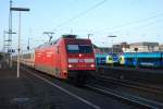 Die 101 019 am 22/12/08 in bahnhof Rheine