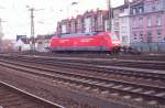 101 051-1 abgestellt vor dem Aachener Hbf. Datum:09.02.205