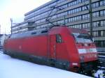 101 131-1 stand an Gleis 3 in Hannover HBF am 02.01.2009 