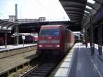 101 040-4 bei der einfahrt in Hamburg HBF am 2.7.05