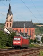 101 033-9 als Tfzf gen Norden in Oberwesel 20.7.10