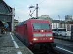 Die BR 101 067 in Frankfurt am Main Hbf am 12.12.10