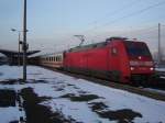 Die 101 028-9 im wunderschnen Bahnhof Schnefeld ;).