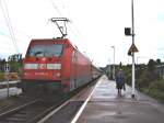 Die BR 101 096-6 am 26.05.06 in Ellwangen Bhf. Der IC kam aus Karlsruhe Hbf, fuhr dann weiter bis Dresden Hbf.