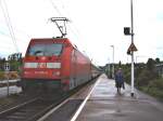 Die BR 101 096-6 am 26.05.06 in Ellwangen Bhf.