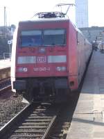 101 045 mit einem IC am 18.03.2003 in HAmburg Altona