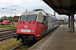 Am Morgen des 02.05.2014 stand die Hamburger 101 070-1  Die Adler Mannheim  abgestellt in Basel Bad Bf.
