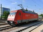 DB - 101 119-6 im Bahnhofsareal in Singen am 02.08.2015 