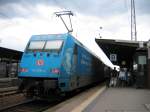 101 016-4 (Unicef) steht am 22.06.07 mit iC in Solingen Hbf