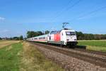 DB Fernverkehr 101 063-6 am 04.08.19 bei Wolfskehlen