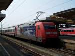 Inercity 2038 mit (Br 101 133) von Leipzig nach Oldenburg in Braunschweig Hbf (6.8.2007)