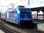 101 070 Adler Mannheim fhrt am 15.08.2007 mit IC 2294 nach Frankfurt in Mnchen Hbf ein.