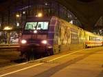 101 102-2  Wir Menschen sind alle gleich  schob am 17.09.2007 den IC 2134 nach Oldenburg(Old.) in Leipzig Hbf.