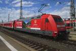 Etwas weit weg vom Territoir des Bernina-Expresses steht 101 092 am 15 September 2015 in Nürnberg Hbf.