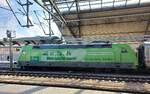 DB 101 088-3 'DEVK' mit dem IC 2152 nach Düsseldorf Hbf, am 22.03.2026 in Erfurt Hbf. Baustellenbedingt startete der IC nicht planmäßig in Gera Hbf.