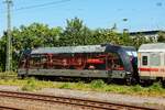 DB 101 127-9 '100 Jahre Baureihe 01' schiebt IC2155 bei der Einfahrt in Essen Hbf, Juli 2026.