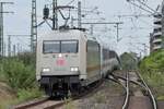 08.07.2025, 18:14 Uhr: 101 013-1 (InterCity) mit IC 2012 bei der Einfahrt in K�ln Messe/Deutz (Tief) auf Gleis 12. - Aufgrund planm��iger Sperrung der linksrheinischen Strecke zwischen H�rth-Kalscheuren u. Bonn Hbf vom 02.07. bis 10.07. wurden die le ...