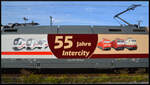 Abschied IC 1: Am 07.10.2026 verkehrte der Abschieds IC 111  Rheinblitz  von Hamburg-Altona nach M�nchen. DB 101 110-5  55 Jahre Intercity  und 101 013-1  IC  bef�rderten den Zug entlang des Rheins und Mains, hier beim Halt in W�rzburg Hbf zu sehen.