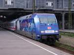 101 070-1 am 06.10.2007 vor einem Sonderzug nach Mnchen Hbf in Leipzig Hbf.