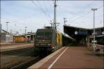 Nach einem Spurt durch den Bahnhof wird die 101 141 vor dem InterCity 2154, von Berlin Gesundbrunnen nach Dsseldorf Hbf, im Dortmunder Hbf aufgenommen.