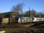  Europa  101 101-4 vor Steuerwagen des IC 2013 von Hannover nach Oberstdorf erreicht Bochum Hbf.(08.02.2008)