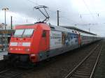  thiopien Airlines  101 133-7 im Schub des IC 2013 nach Oberstdorf im Bochumer Hbf.(06.12.2007)