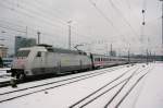 101 034 am 21.02.09 mit EC 114 Klagenfurt -> Dortmund in Mnchen Hbf