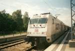 101 115 im Juli 2001 nach ihrer Ankunft in Binz.