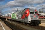 101 040 mit IC 2160 am 27.03.2010 in Nrnberg Hbf.