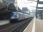 101-101 zieht am 8.10.2005 IC 2012 nach Rostock.