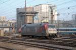 Ein seltener Gast: 101 144 `Hertha BSC´ am 06.03.11 in Mnchen Hbf