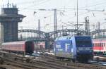 101 137 im Vorfeld des Hbf. Mnchen auf dem Weg zum IC 329 und bringt diesen nach Garmisch-Partenkirchen