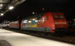 101 037-0  Klagenfurt Tourismus  und 120 159-9 in Karlsruhe Hbf 12.10.11.