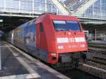Neben 101 001 wirbt auch 101 037 fr Klagenfurt am Wrthersee.Am 29.Oktober 2011 kam die Lok im Berliner Ostbahnhof an.