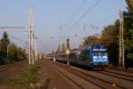 101 042-0 mit einem Eurocity in Dsseldorf-Eller-Sd am 24.10.2011