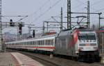 101 144 mit IC 2250 nach Frankfurt am Main am 07.03.12 in Eisenach