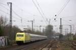 Die 101 013 am 05.04.2012 in Dsseldorf Oberbilk.