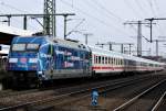 101 042 ECO2Phant mit IC 2356 Arkona von Ostseebad Binz nach Frankfurt Flughafen am 17.04.12 in Fulda