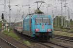 101 016-4 mit IC 2388 von Frankfurt(Main)Hbf nach Berlin Sdkreuz bei der Ausfahrt im Bahnhof Stendal.05.05.2012