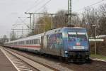 101 070  Adler Mannheim   schob am 2.4.12 einen IC durch Bonn-Oberkassel.