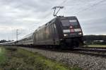 DB Fernverkehr 101 141  Bahn-Azubis gegen Hass und Gewalt  mit IC 2213 Ostseebad Binz - Stuttgart Hbf (Vehrte, 01.07.12).