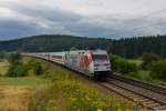 101 144 mit IC 2024 am 04.08.2012 unterwegs bei Dettenhofen.