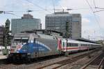 101 060  BuPo  am 20.5.12 mit einem IC in Essen Hbf.