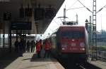 101 087-5  packendes Sdafrika  mit dem PF 2702 (Basel Bad Bf-Mllheim(Baden)  in Basel Bad Bf 17.11.12